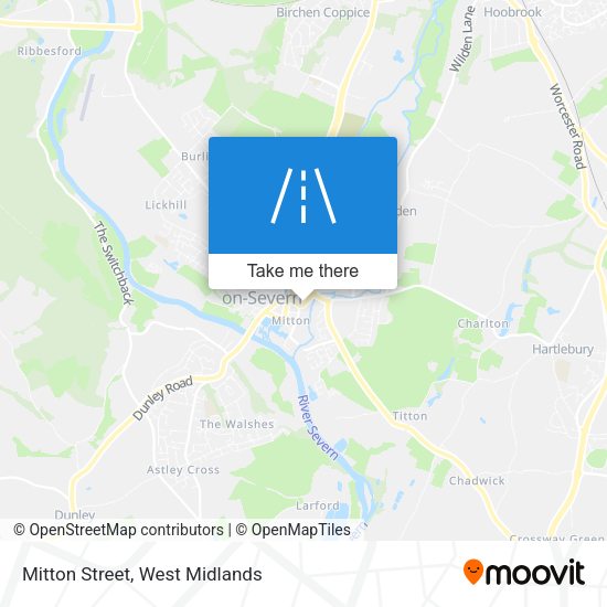 Mitton Street map
