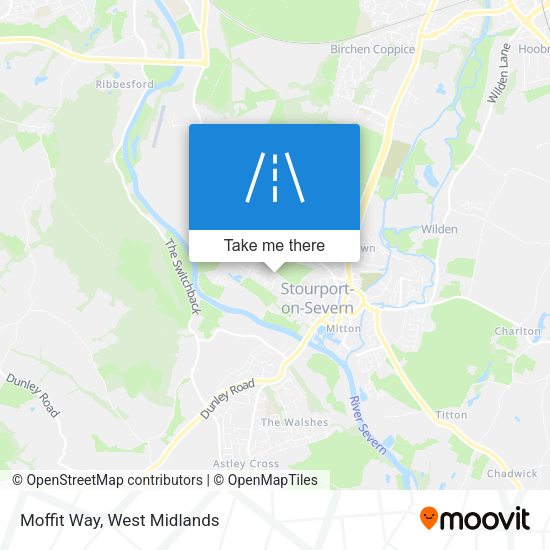 Moffit Way map