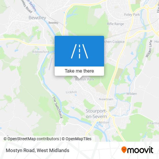 Mostyn Road map