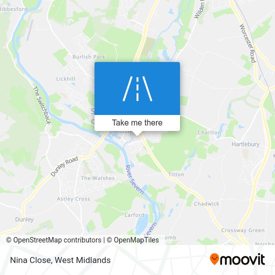 Nina Close map