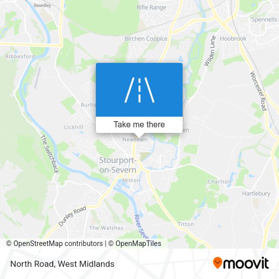 North Road map