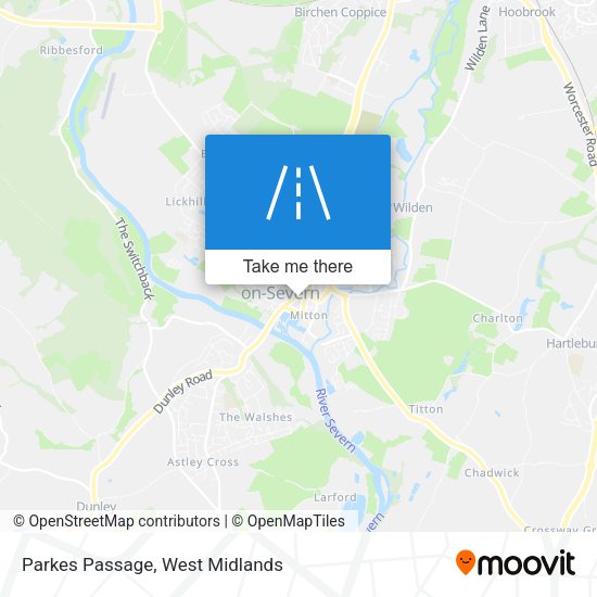Parkes Passage map