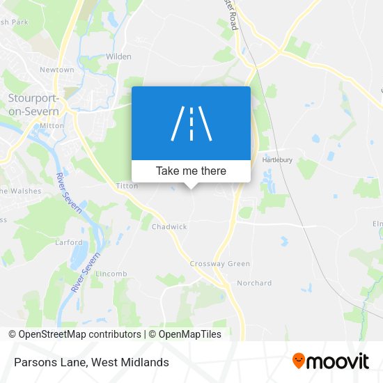 Parsons Lane map