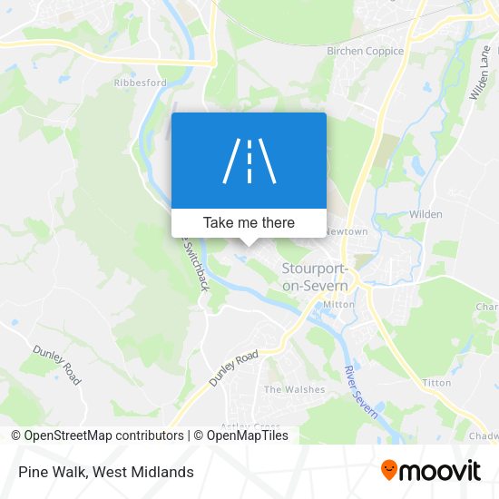 Pine Walk map