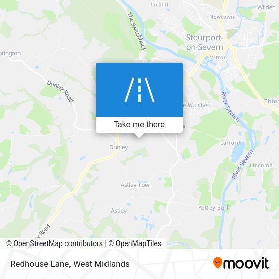 Redhouse Lane map