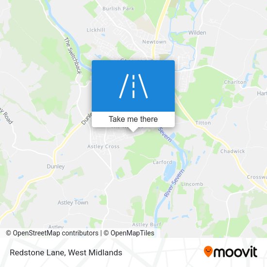 Redstone Lane map
