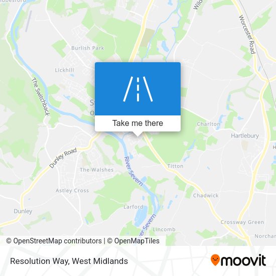 Resolution Way map