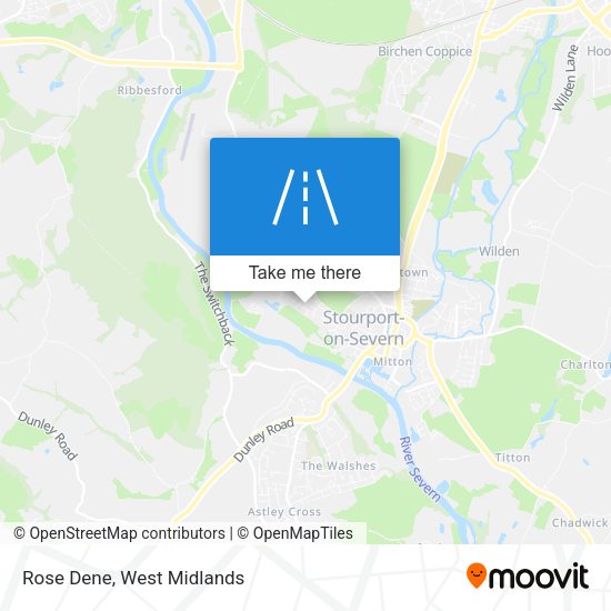 Rose Dene map