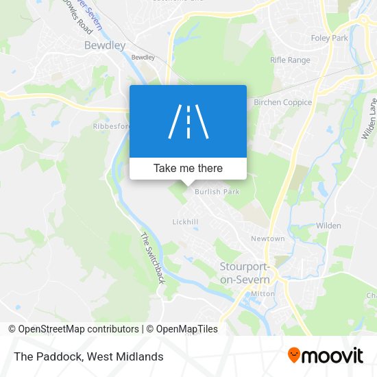The Paddock map