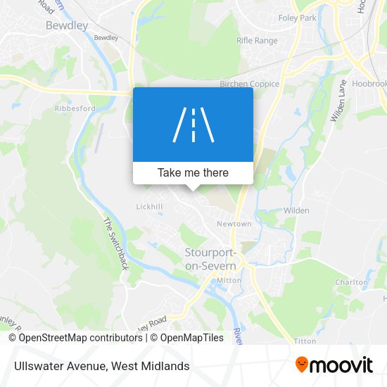 Ullswater Avenue map