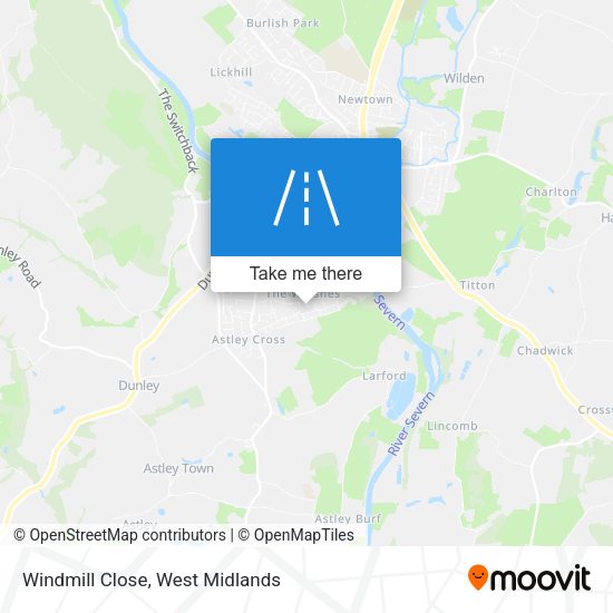 Windmill Close map
