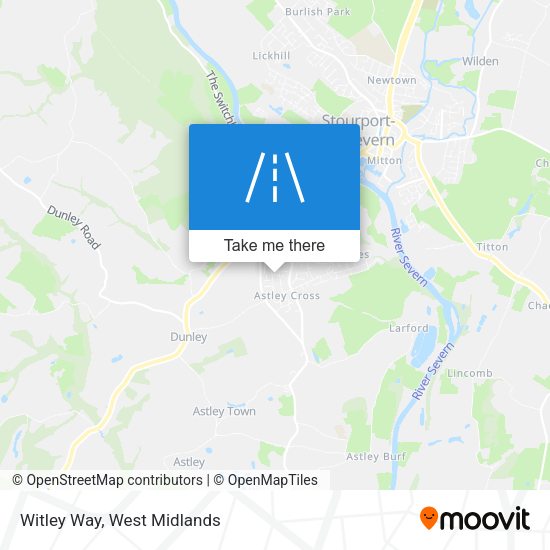 Witley Way map