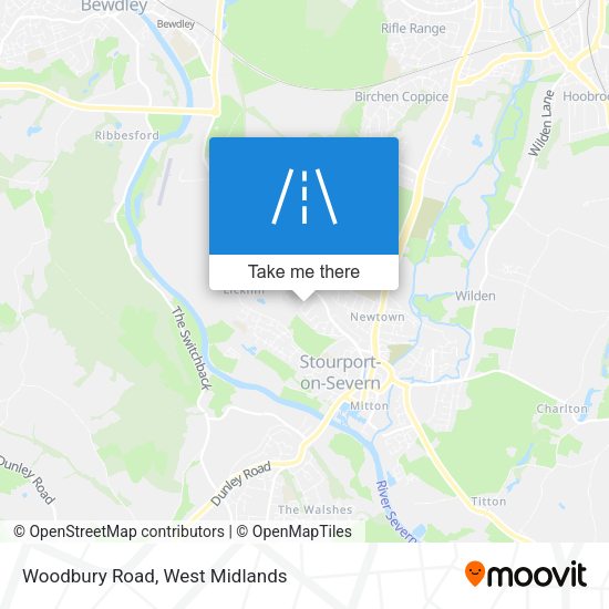 Woodbury Road map