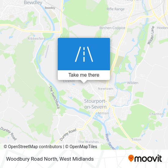 Woodbury Road North map