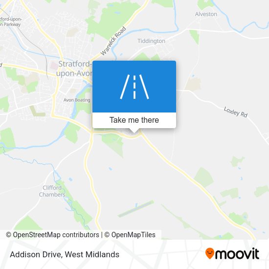 Addison Drive map