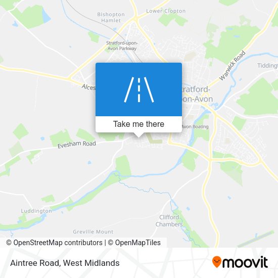 Aintree Road map