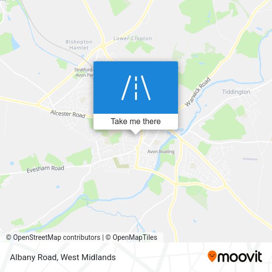 Albany Road map