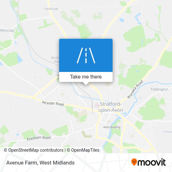 Avenue Farm map