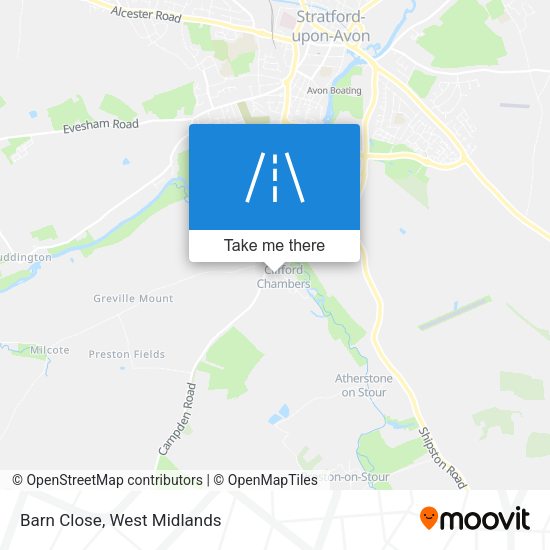 Barn Close map