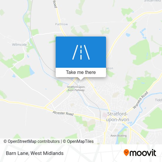 Barn Lane map