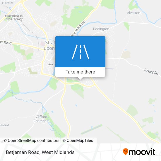 Betjeman Road map