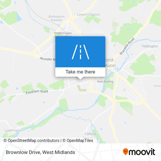 Brownlow Drive map