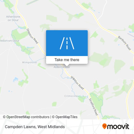 Campden Lawns map