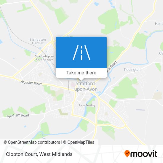 Clopton Court map