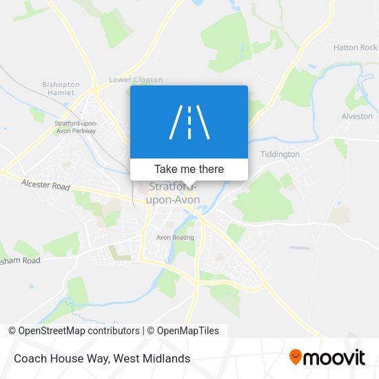 Coach House Way map