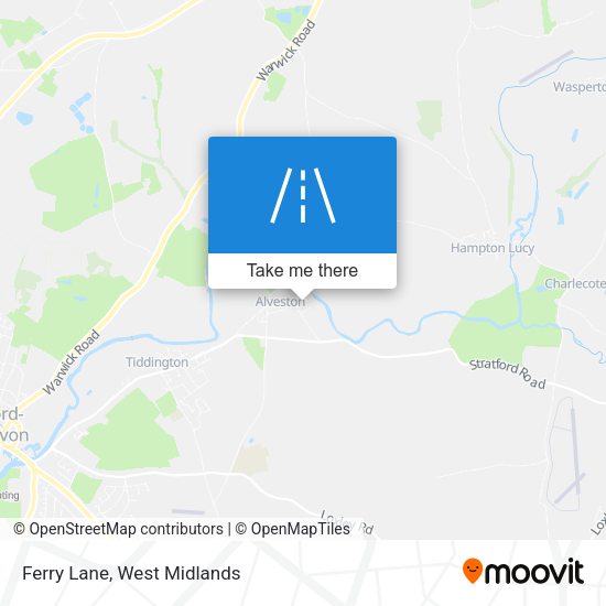 Ferry Lane map