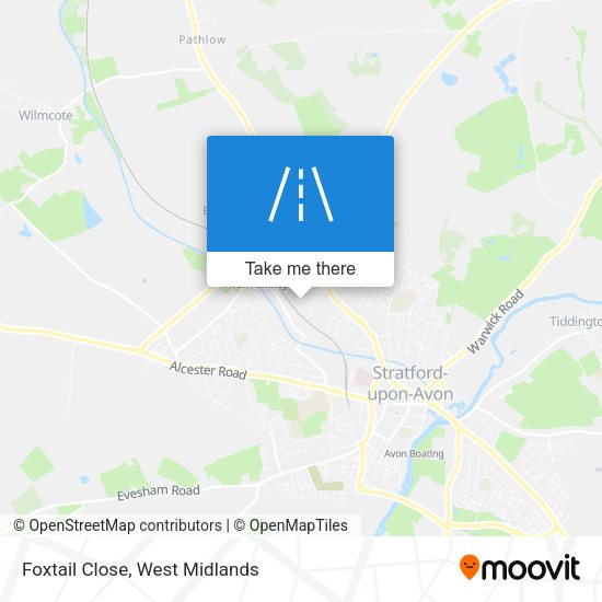 Foxtail Close map