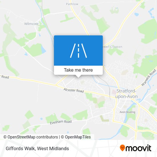 Giffords Walk map