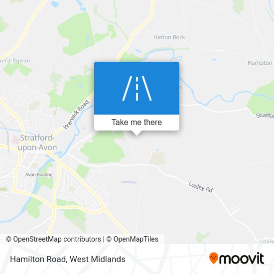 Hamilton Road map