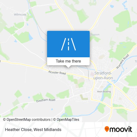 Heather Close map