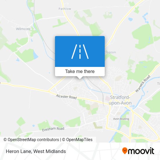 Heron Lane map