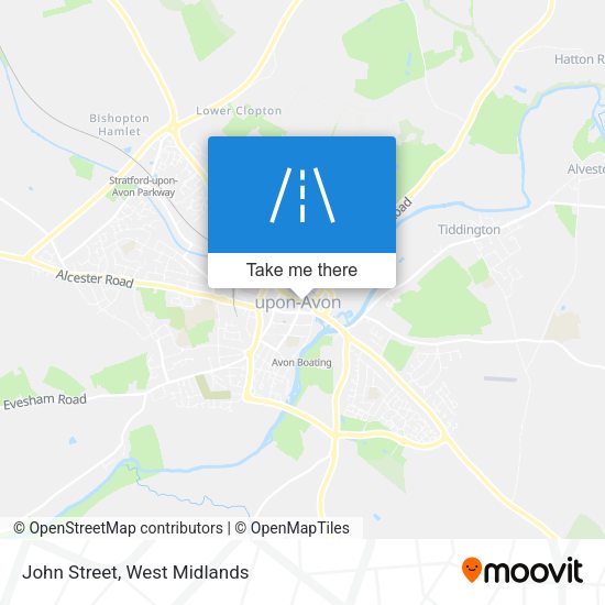 John Street map