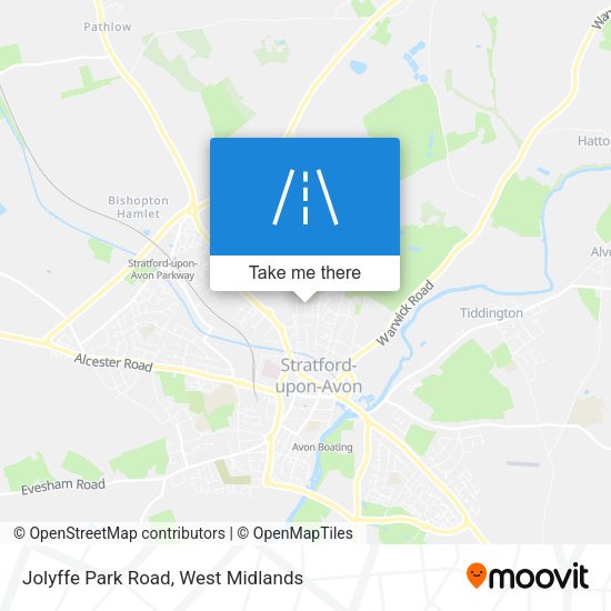 Jolyffe Park Road map