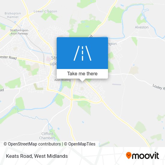 Keats Road map