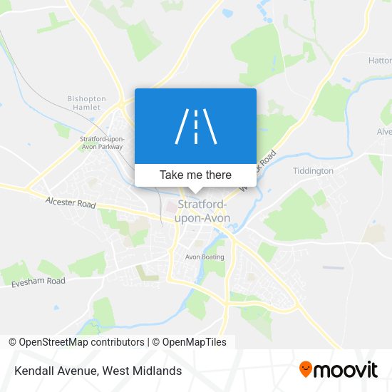 Kendall Avenue map