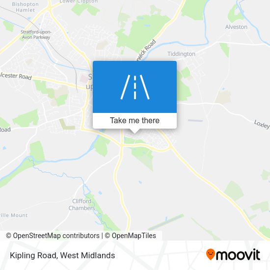 Kipling Road map