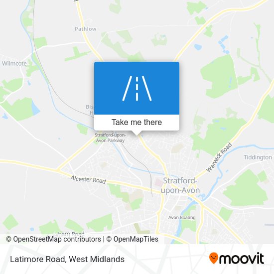 Latimore Road map