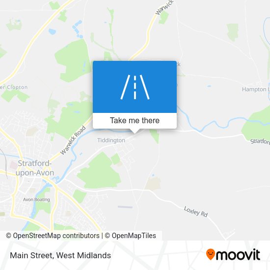 Main Street map