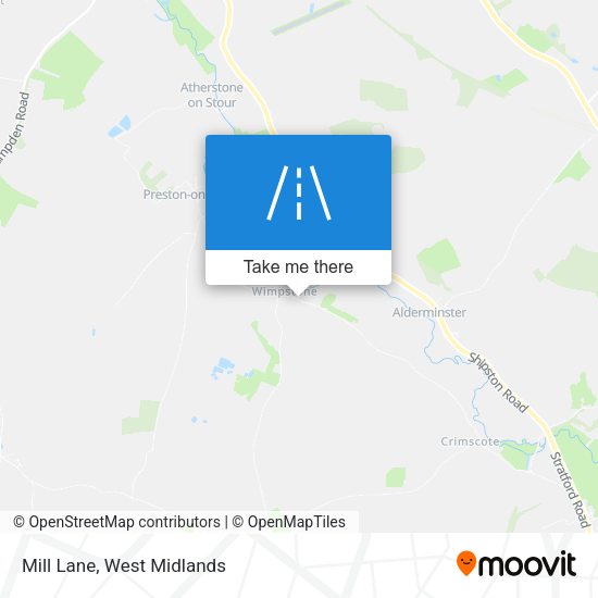 Mill Lane map