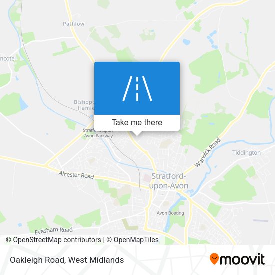 Oakleigh Road map