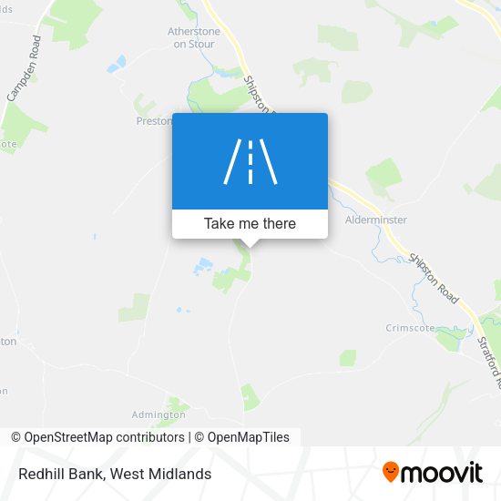 Redhill Bank map