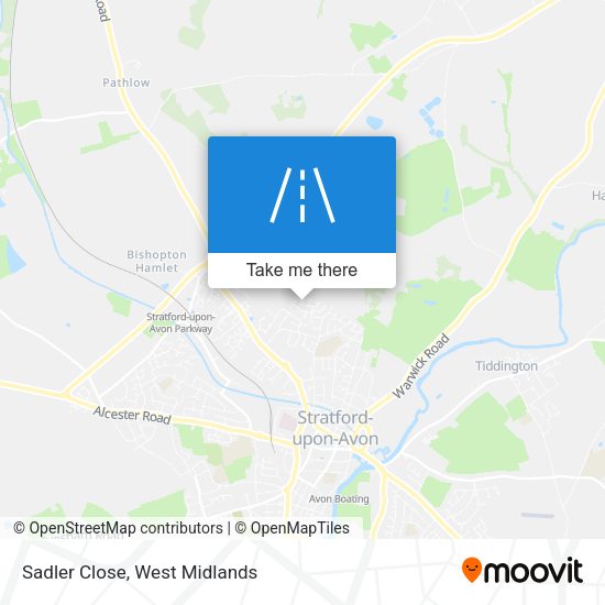 Sadler Close map