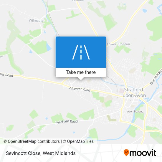 Sevincott Close map