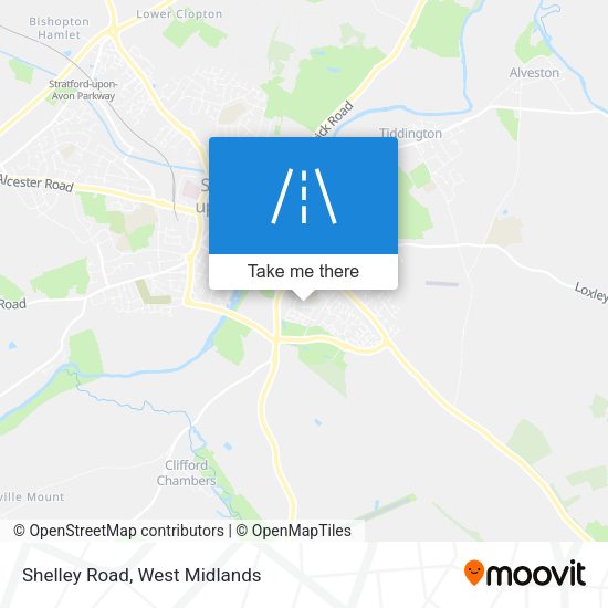 Shelley Road map