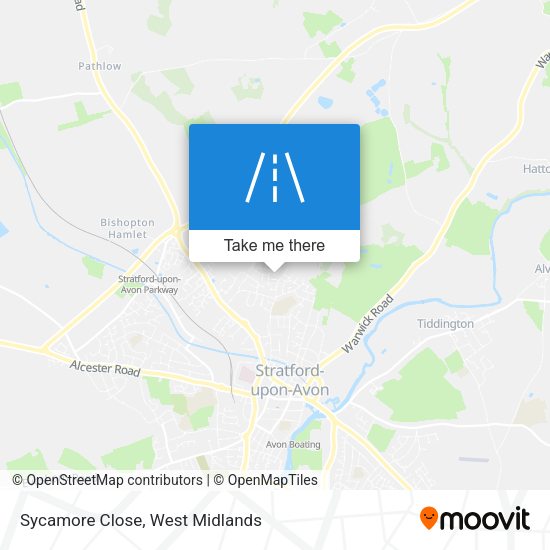 Sycamore Close map