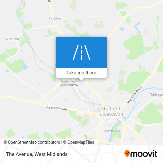 The Avenue map